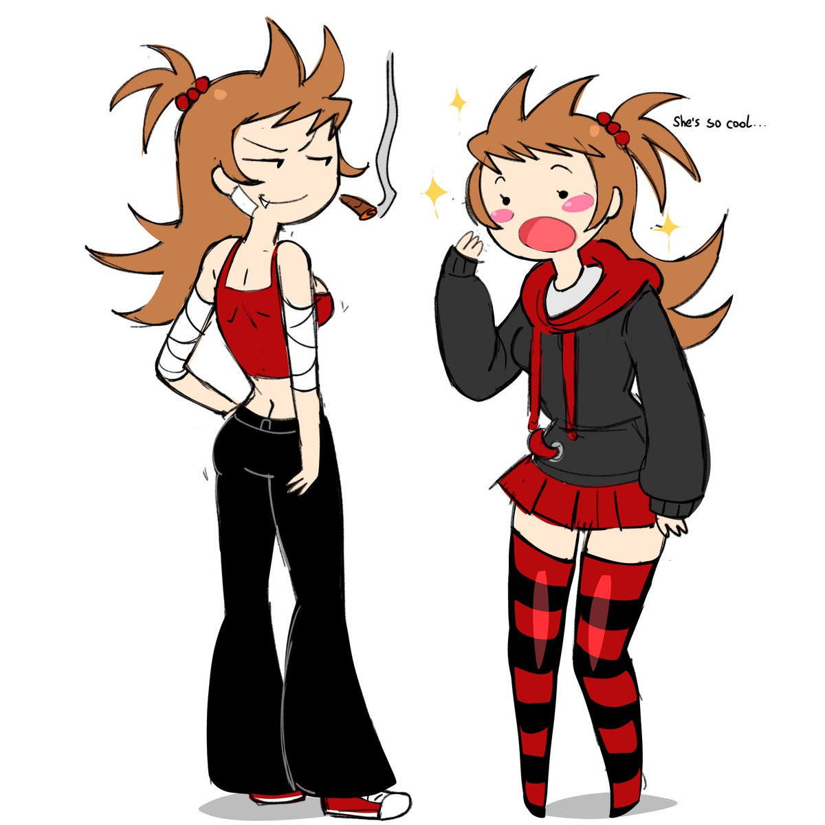nivotino's tweet photo. Made another one but now with her beta egirl version https://t.co/T5a2KqKnX1