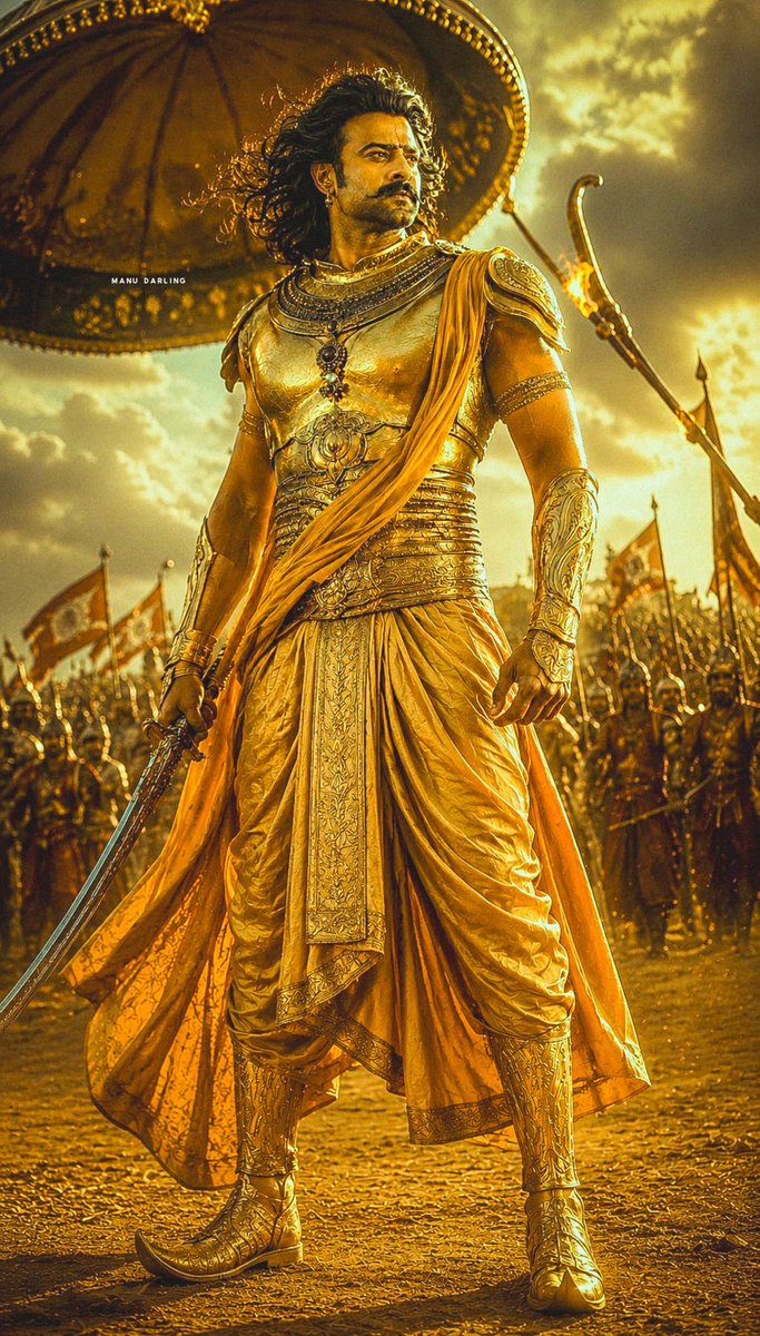 SShanthReddy's tweet photo. Good Morning Darlings 

సూర్యపుత్ర వైకర్తన "కర్ణ"

#Prabhas #RebelWood https://t.co/RYn4p2Nx1s