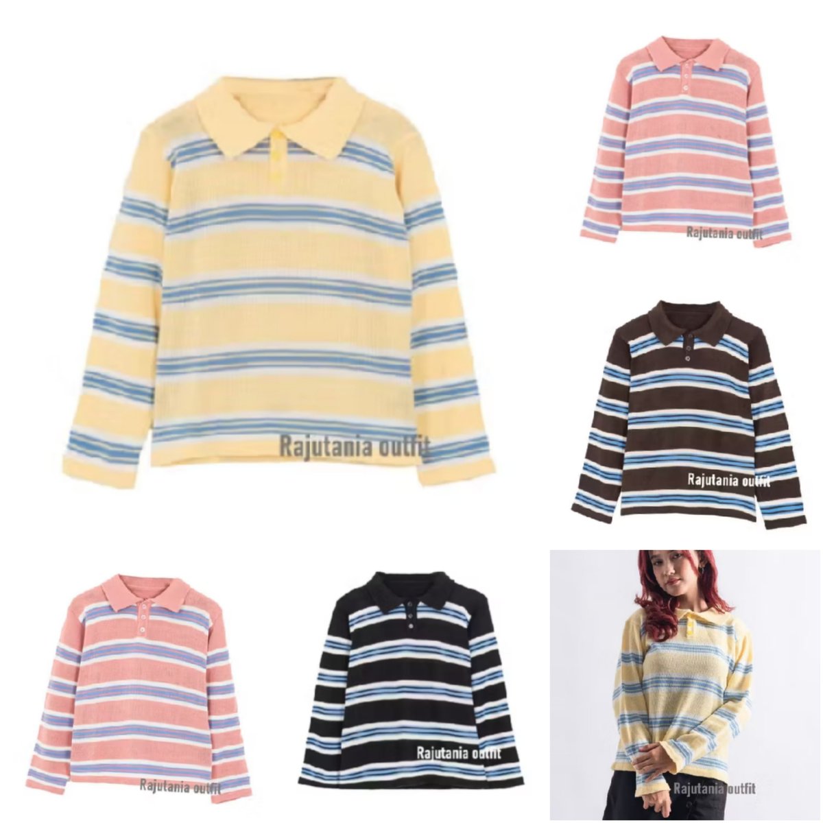 diamemeey's tweet photo. 🌸 ANEKA BAJU RAJUT KEKINIAN, AUTO STYLISH! 

Kalau bingung mau pakai apa, baju rajut selalu jadi penyelamat. Tinggal dipaduin sama jeans atau kulot, langsung kelihatan rapi dan kece. 🤍
Banyak pilihan model dan warna yang cantik. 💖 https://t.co/6hXo4i9TWE