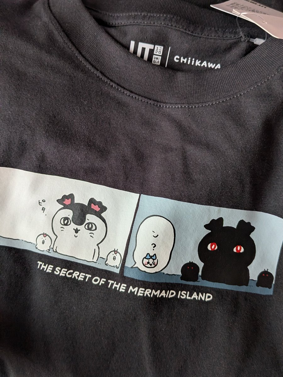 nemi9977's tweet photo. 映画ちいかわ×ユニクロ
コラボTシャツ3種類GET🙌✨
めっちゃ可愛いすぎる〜❤️‍🔥✨
 #映画ちいかわ  #ユニクロ  #ちいかわ  #コラボTシャツ https://t.co/9hRSFzZTC9