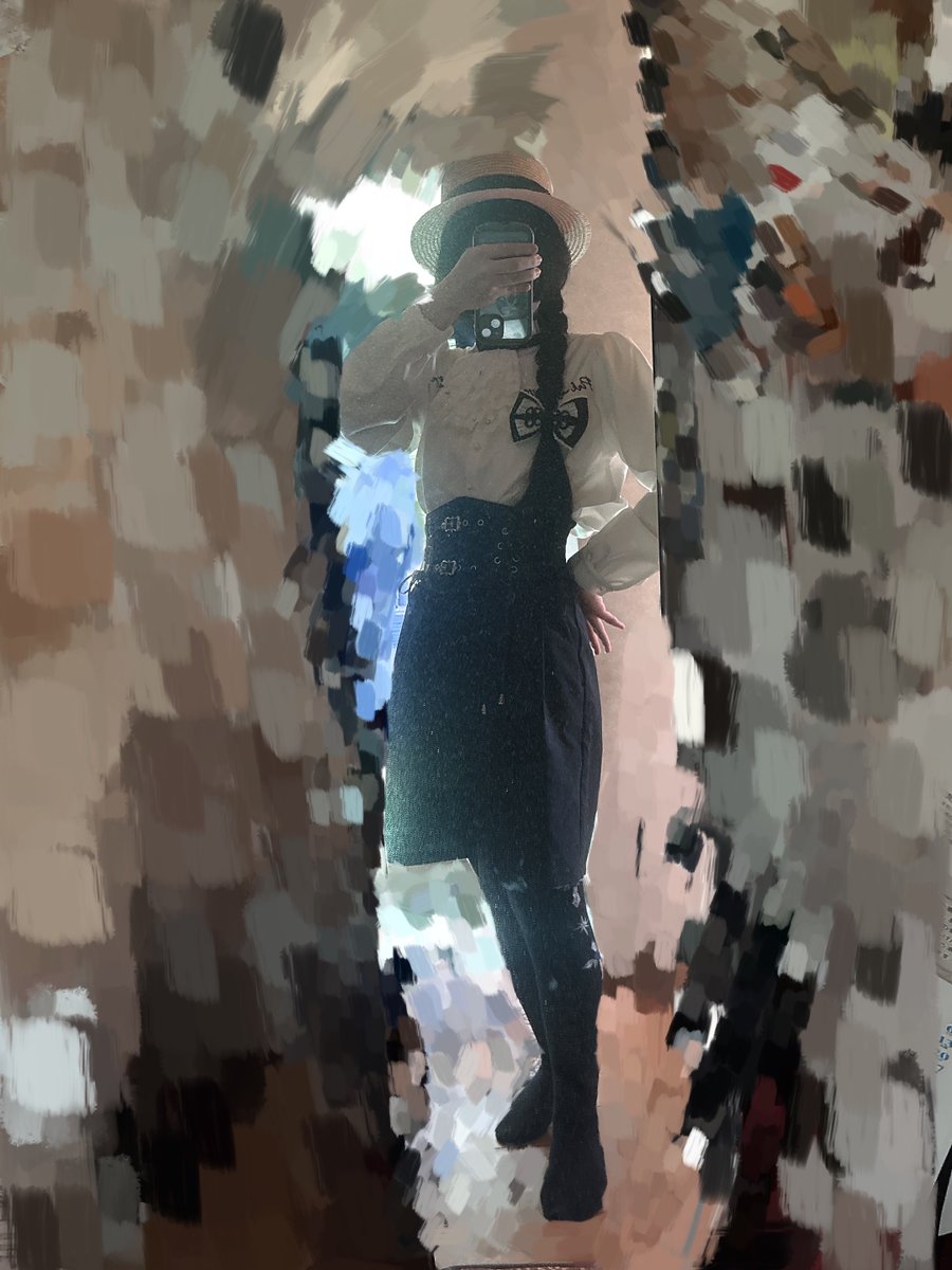 Haruno_0919's tweet photo. 地毛で少年装っぽいのしてみたかったコーデ🖤
三つ編みムズすぎでは？？？ https://t.co/I4mjGTuzry