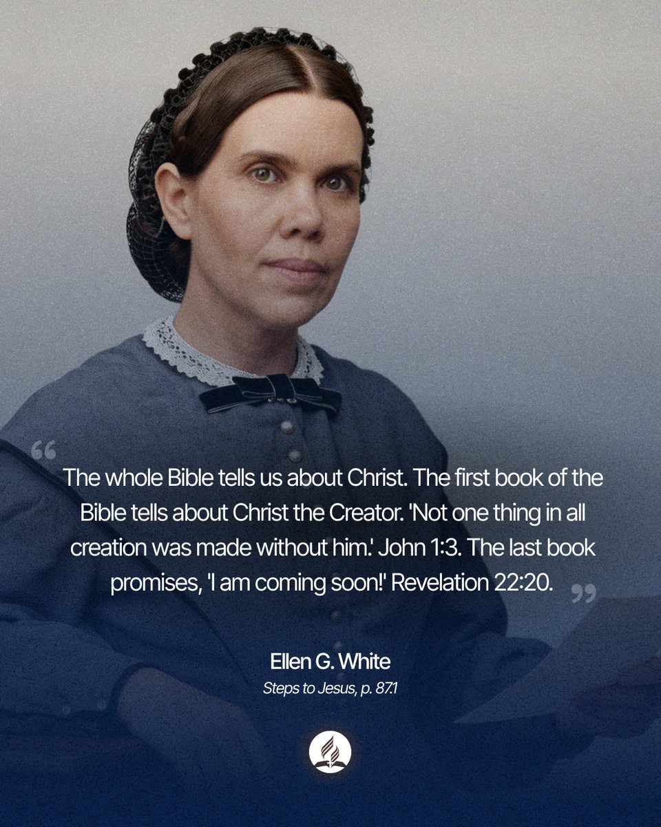 adventistchurch's tweet photo. If you want to know who Jesus is, study the Bible. The Old Testament points to Him. The Gospels reveal Him. Revelation promises He's coming back. The Bible isn't a bunch of random stories. It's one story, and Jesus is the center of it all. https://t.co/2vVLUofzWr