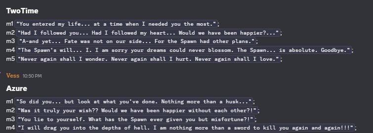 sayso_1230's tweet photo. temp milestone quotes until toki wrote theirs
ck lms effect!!! yay!! Also the chsse effect but no one cares…
azure intro and outro
temp animations for azures grab (getting replaced) https://t.co/Wvwpbx6gtO