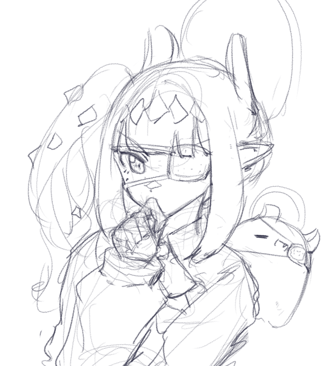 Chibi_RoggianX's tweet photo. Daily Ina #408 - Quick Sketch
#inART #いなート https://t.co/LaC3ZYKHyC
