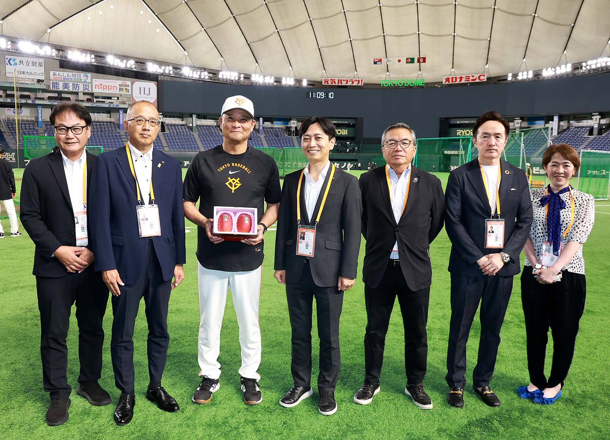 本日は「キャンプ地 宮崎DAY」🥭🥭 清山知憲 宮崎市長ら、読売巨人軍