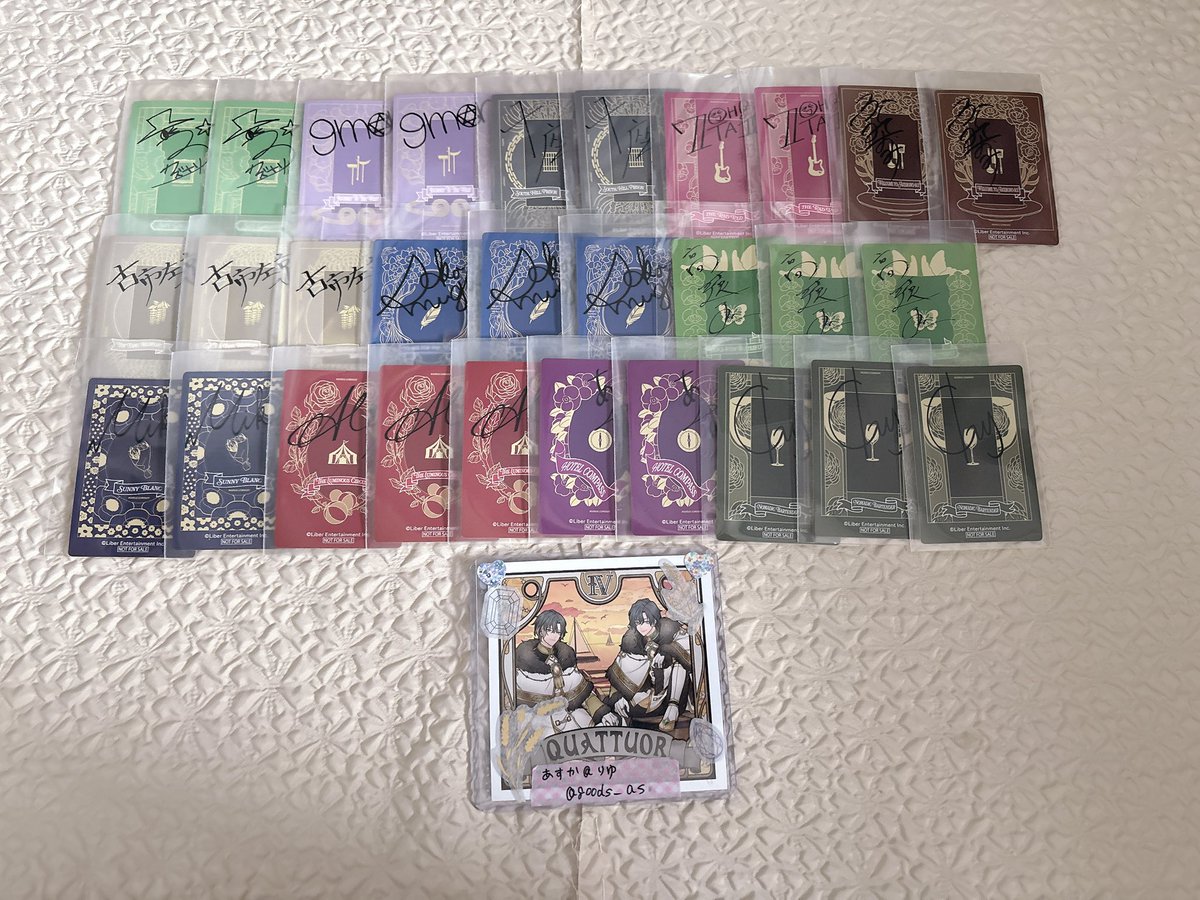 goods_as's tweet photo. A3! 9周年ポップアップストア 特典 ステッカー (ルキャド特典ステッカー) 交換 譲渡

譲→椋 三角 一成 九門 万里 十座 太一 臣 左京 紬 丞 密 誉 東 ガイ

求→千景 真澄 莇 咲也 至 シトロン 綴

手元にない千景含む交換優先。
大変難しいとは思いますがよろしくお願いいたします。 https://t.co/HxjzW7XSme