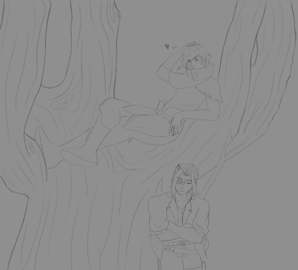 V_eiled's tweet photo. So I tried to mix #ezkaynweek26 day 4 and 5 by making Yanlei Ezreal and Piltover Kayn. Can't say I am 100% sure about the designs (or the proportions) but

Shadow blondie annoying the new Piltovan prodigy.

#ezkayn #kayn #ezreal #shadowblink #artoflegends https://t.co/r1CqHbnKwt