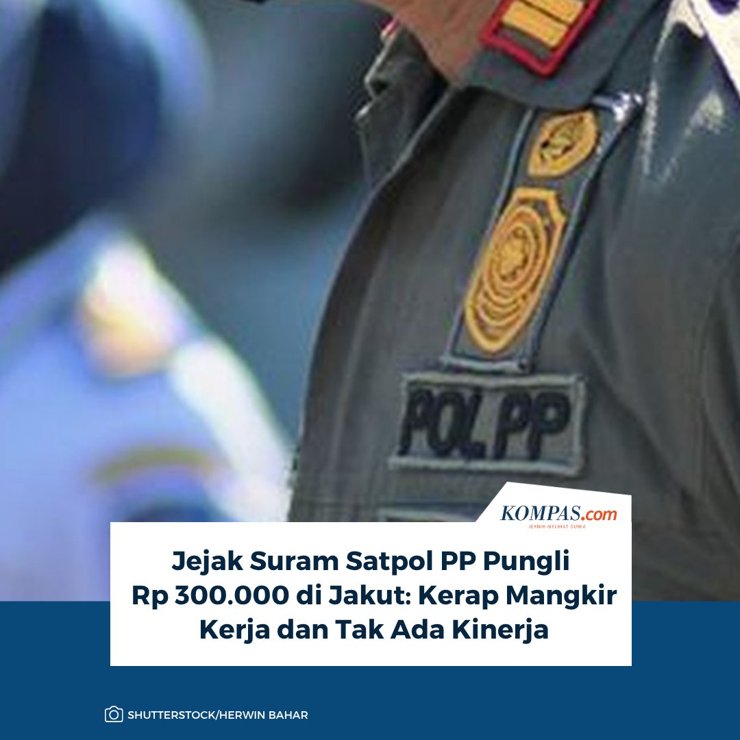 kompascom's tweet photo. Baca di sini: https://t.co/E6VWreGcpC

Terungkap oknum Satpol PP DKI Jakarta yang diduga melakukan pungli di Rumah Belajar Merah Putih, Cilincing, sebelumnya pernah dijatuhi sanksi disiplin berupa penghentian gaji selama tiga bulan karena sering mangkir kerja.

~IQ #SatpolPP #JakartaUtara