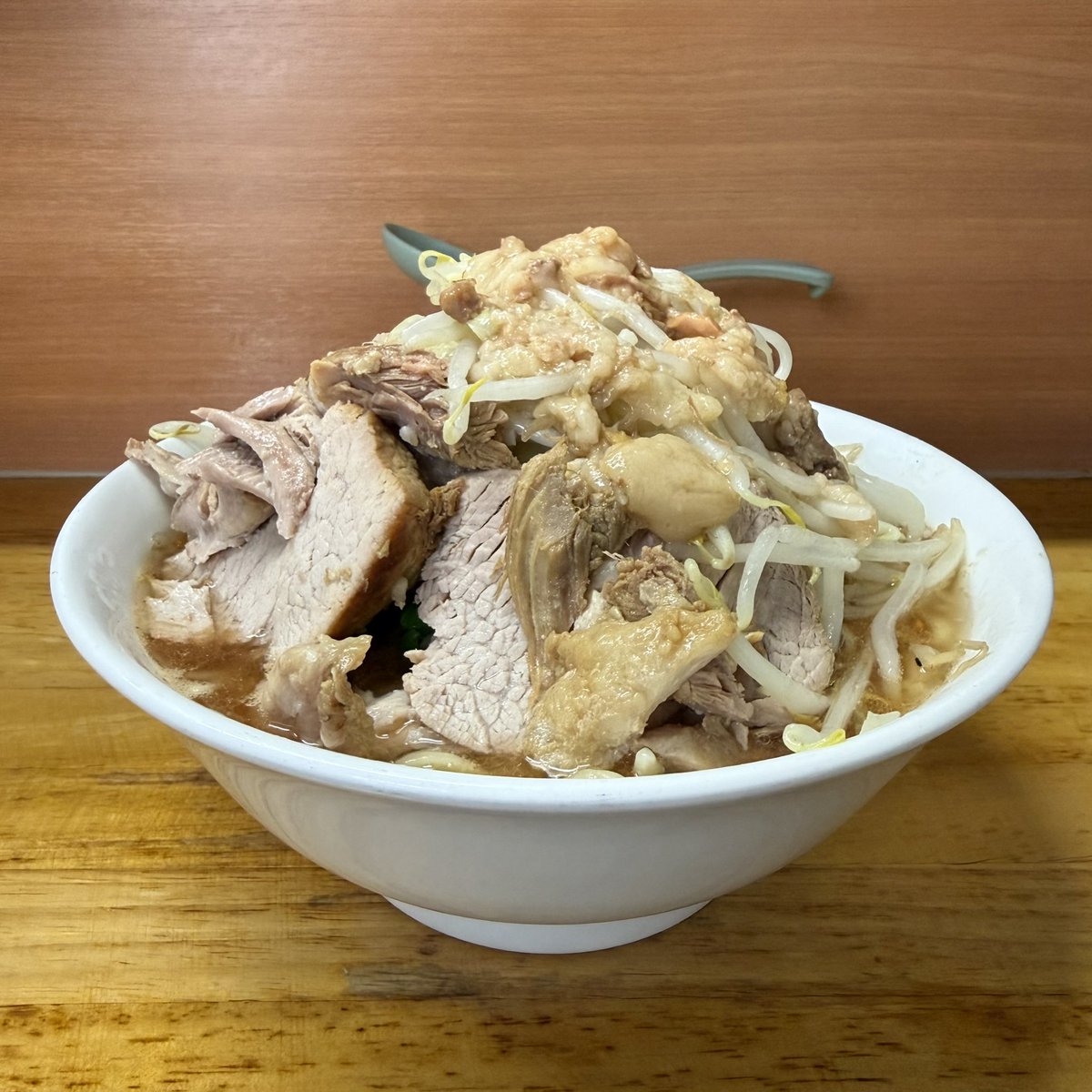 ラーメン二郎 立川店@立川 130 ラーメン(麺280g 豚2枚)+相伝<SD>味変更