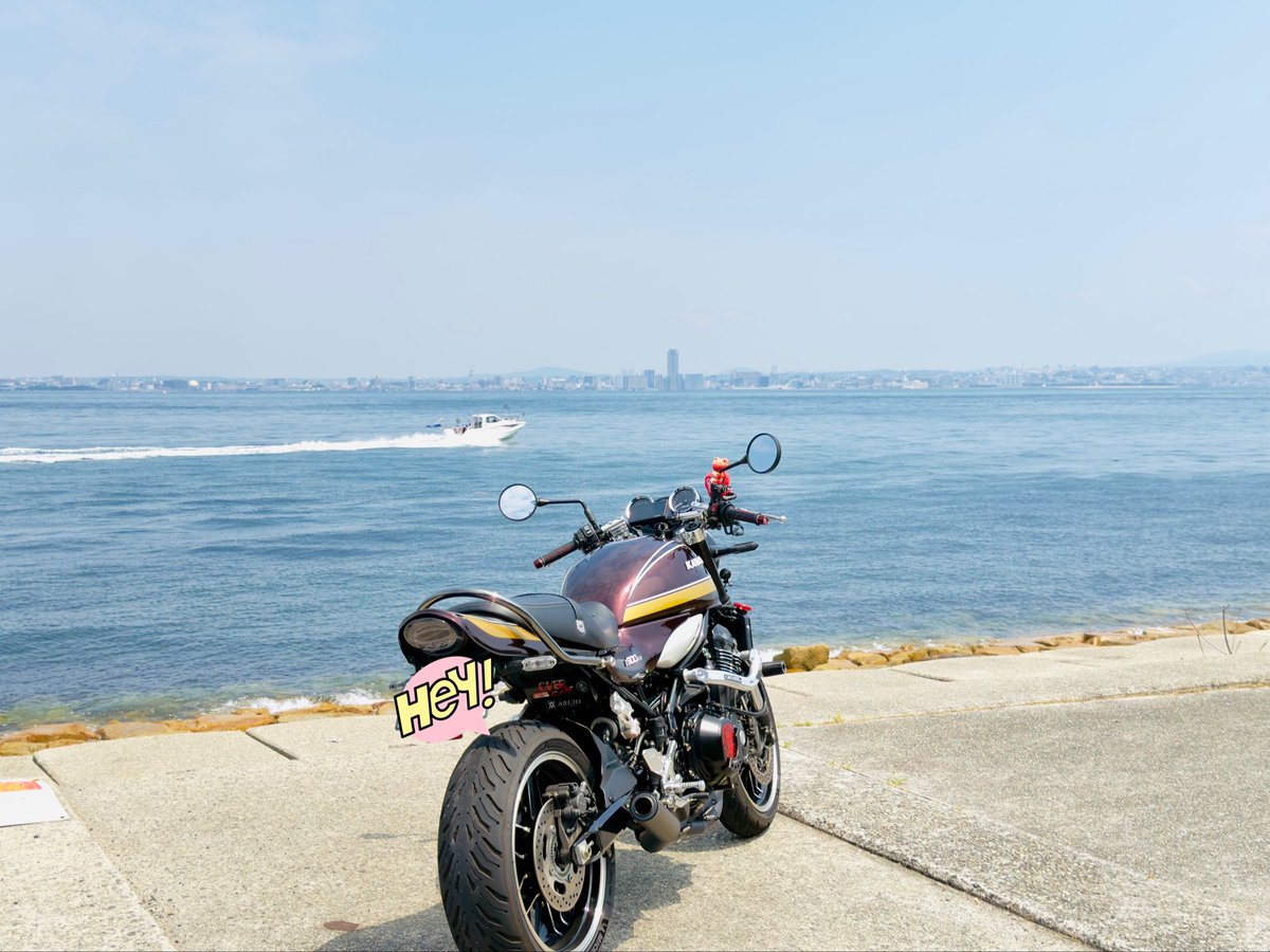 本日は朝活でした🌅 道路もスッカスカなのでスイスイ🏍³₃💨 難点がある