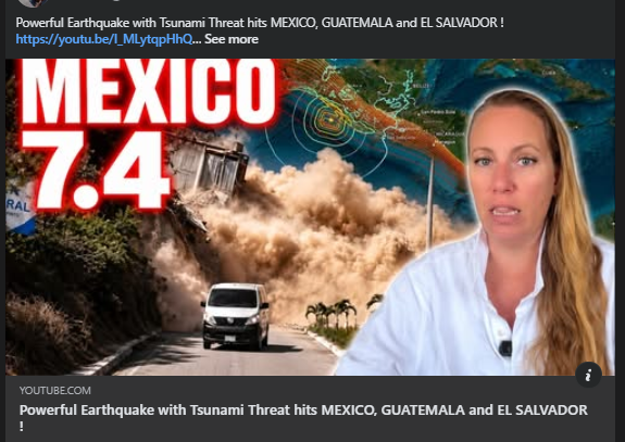 YUrbai's tweet photo. Powerful Earthquake with Tsunami Threat hits MEXICO, GUATEMALA and EL SA... https://t.co/6ftaE0tNhZ via @YouTube https://t.co/KZzWji3pqs