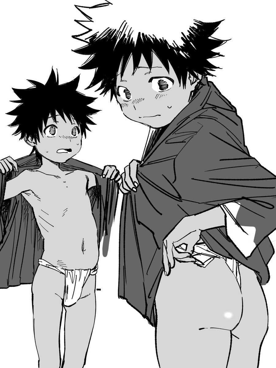 noizqs's tweet photo. 法被と褌をやたら描いていた https://t.co/8oeNXNsifm