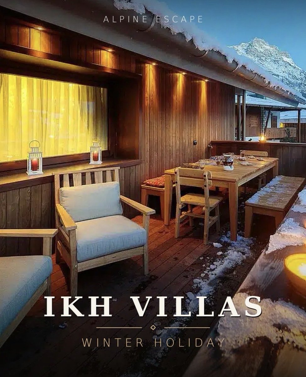 IKH_VILLAS's tweet photo. โจ Winter evenings at their finest. Crackling fire, snowy peaks and warm alpine wood โ your holiday starts at IKH Villas ๐ฅ๐๏ธ
๐ Book your alpine escape now โ link in bio
#IKHVillas #WinterHoliday #AlpineEscape #ChaletLife https://t.co/4nk5so75xY