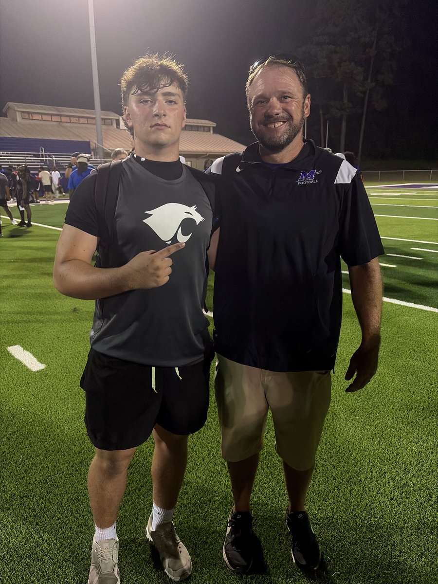 brayden_fayard's tweet photo. @Coach_Lech @MajorsFootball I had a great Friday night at Milsap’s camp. Thank you for the opportunity to show what i can do. https://t.co/t7yTOr3cIQ