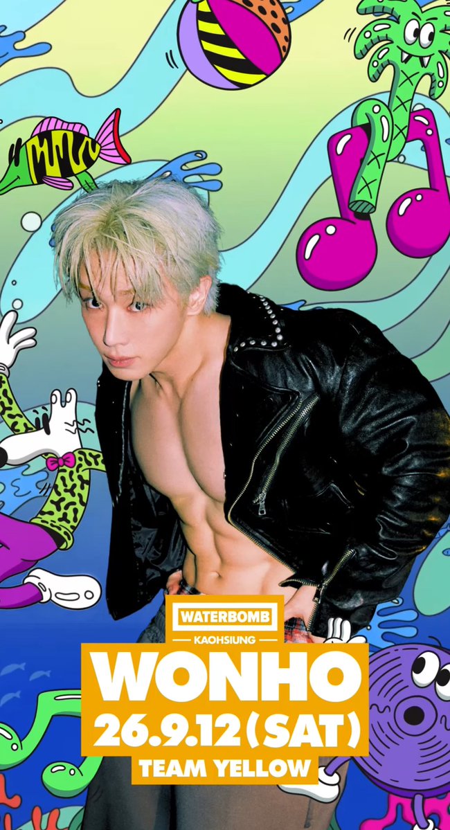 WonhoPopBase's tweet photo. ‼️WONHO HAS CONFIRMED TO JOIN HIS FIRST WATERBOMB EVER AT WATERBOMB KAOHSIUNG ON SATURDAY 12/09‼️

 #WONHO #원호 @official__wonho 
#DontWakeMeUp https://t.co/P2xpcaPEEa