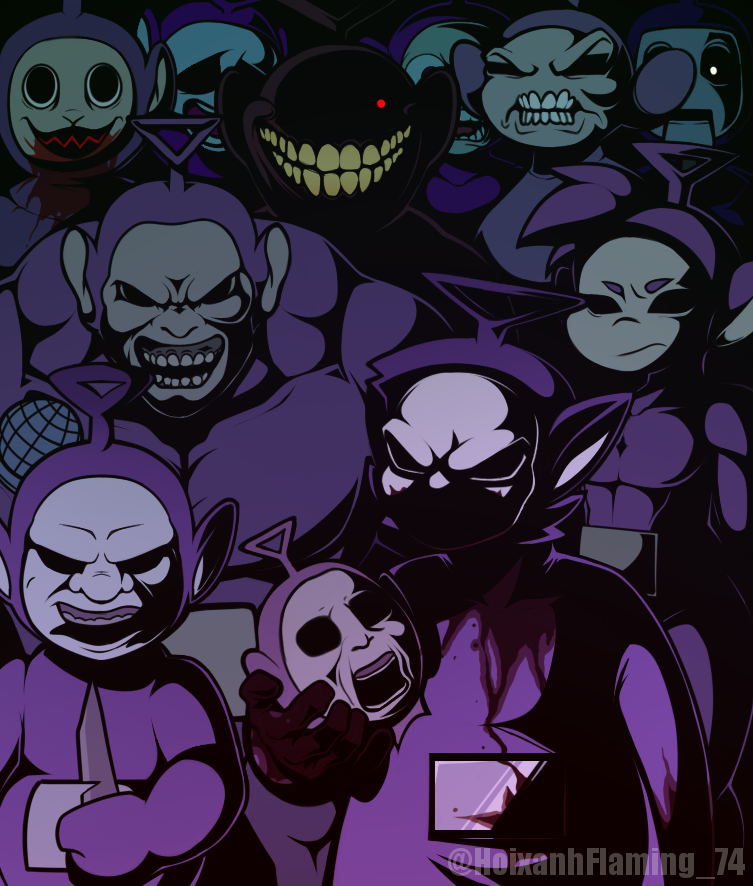 DushHell's tweet photo. Tinky Winky in the FNF-Verse 

#painttoolsai2 #art #digitalart #fullcolor #invencible #slendytubbies #fridaynightfunkin #fnfmods #FNF #fitmn #funkininthemassacrenight https://t.co/9cxw7NiKU4