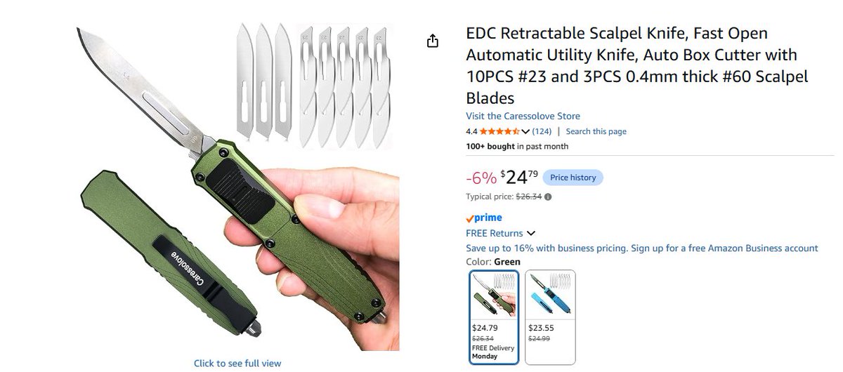 franklima260's tweet photo. @boxcardavid OTF Scalpel knives are the best version. Super convenient one handed operation. https://t.co/dyO2lIYGFm