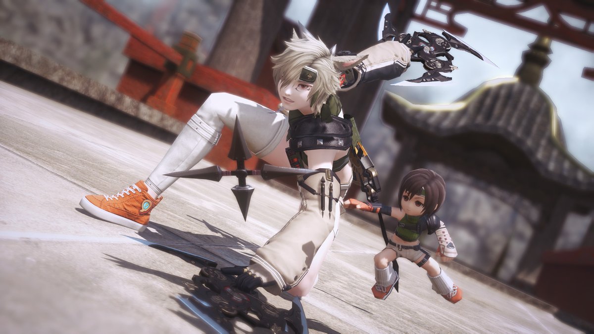 Evluant_Gpose's tweet photo. Yes, I did buy the Yuffie minion frame one, what of it? https://t.co/jDoGg7lxlG