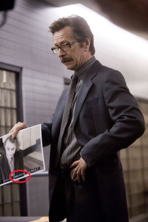 BatmanNotes's tweet photo. The Dark Knight was released on this day in July 18, 2008.
Did you know?
In the movie the date seen on Gordon’s security camera photo of The Joker taken during the bank heist reads “2008/07/18”, which was the U.S. theatrical release date of the film. https://t.co/fWyV2RpEoS