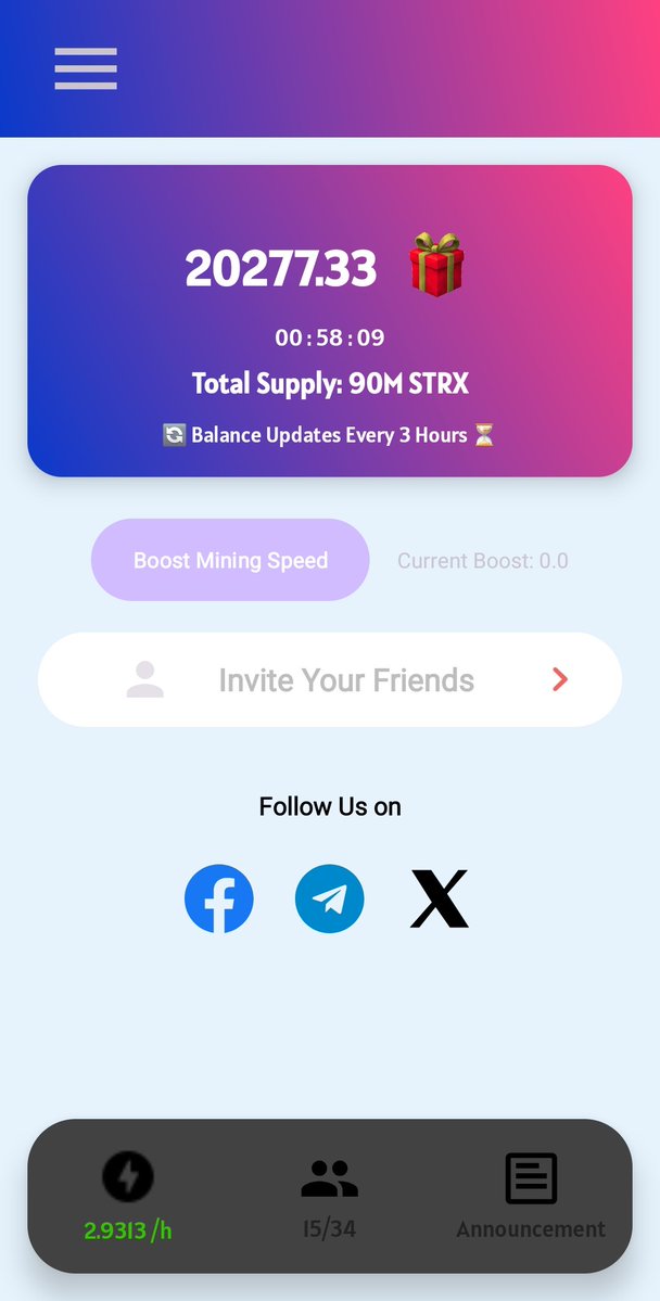 RyanDemaulo's tweet photo. Looking forward to this.
@StarXCoreTeam
@Itxzain189911
@starxNetwork_
Mine $STRX while there still time.
🚀🚀🚀🚀🚀
Let's Go!!!
Don't be left behind.

Join StarX Network! Use my invite code: papaboy524

Download the app here:
👇👇👇👇👇
https://t.co/nkdBhxD3qK https://t.co/FCpKYuu6IQ