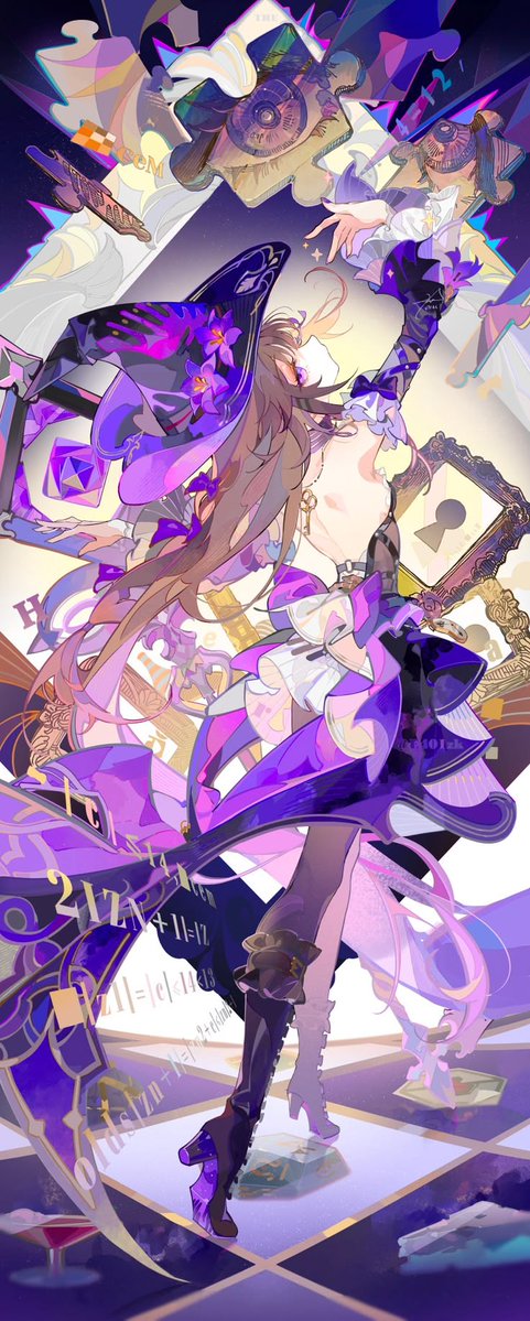 Hyposelenia_Im's tweet photo. The Herta 💜 

#HonkaiStarRail #Herta https://t.co/phNVK7pNgV