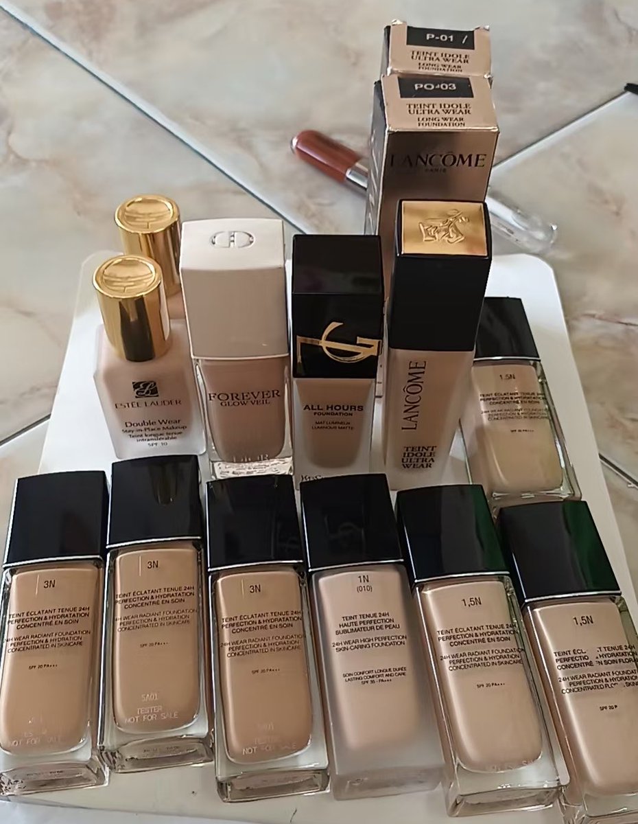 jeenagiore's tweet photo. Estee 550฿ 2c2 Dior primer 990฿ ysl lc6 550฿ Lancôme p-01, po-03 790฿ Dior 1.5n, 3n 990฿ kiko 128 199฿ ส่งฟรี ทุกชิ้น90% #ส่งต่อคสอ #ส่งต่อเครื่องสำอาง #ส่งต่อคสอมือสอง #ส่งต่อเครื่องสําอางมือสอง #ส่งต่อเสื้อผ้า #ส่งต่อเสื้อผ้ามือสอง #ส่งต่อสกินแคร์ #ส่งต่อสกินแคร์มือสอง https://t.co/rgVLE8gvQE