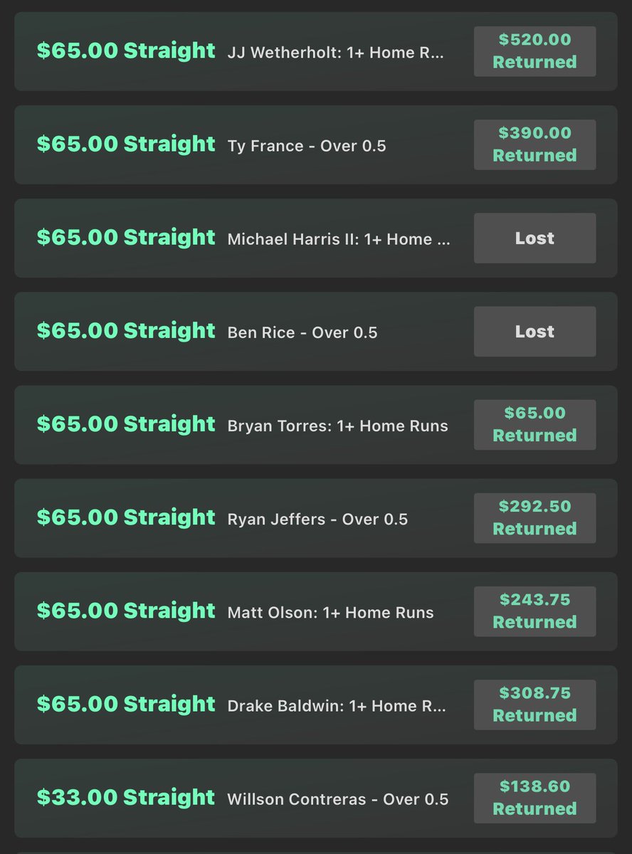 Furnacepicks's tweet photo. 69 💚 I drop tomorrow list. Up 115u on X free plays. 

MLB Model Made 22u and you’re still tailing absolute slop with 0 tracking. 

$100 bettors made $2200 https://t.co/WbQGSm7hut