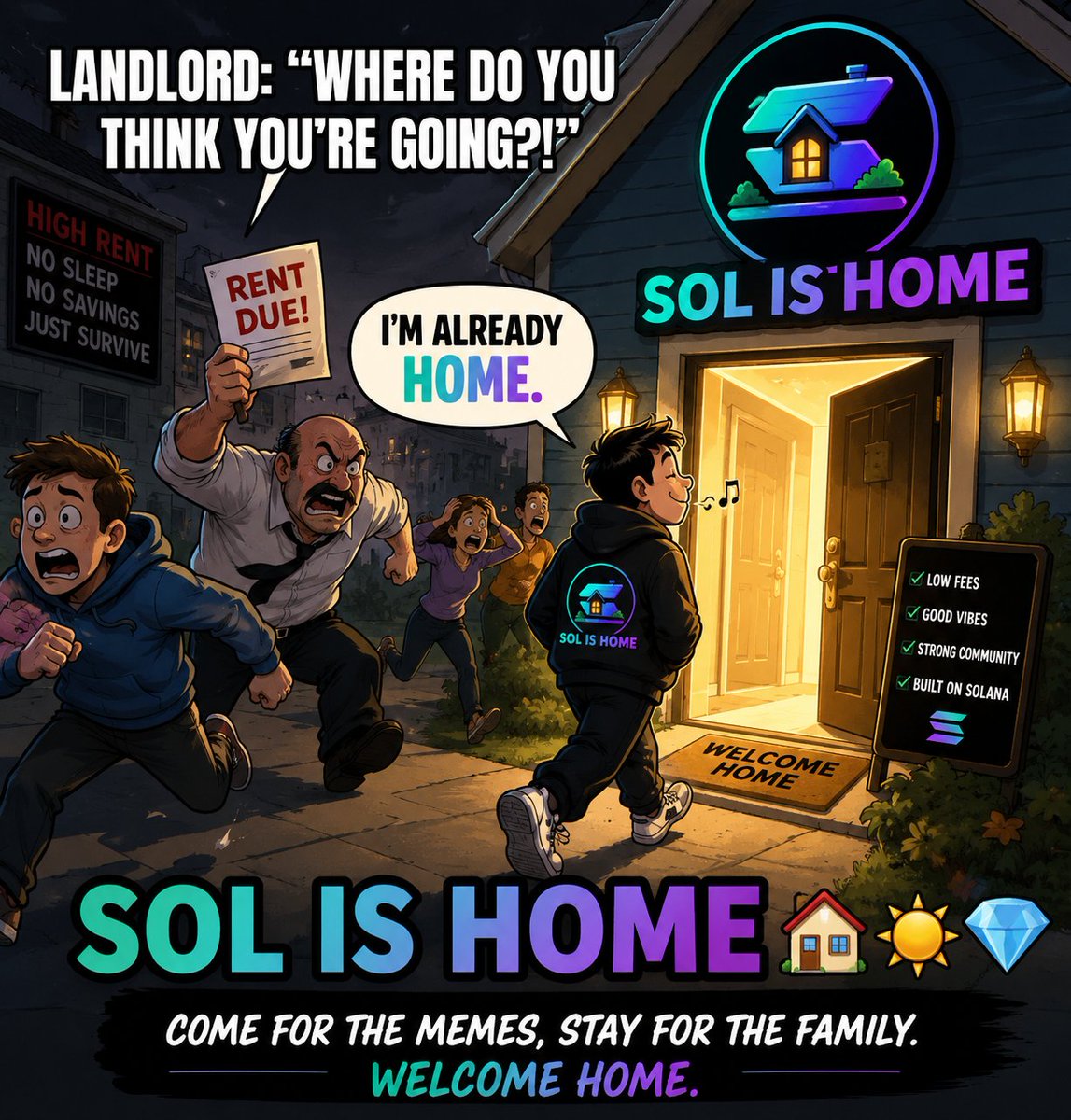 Malcolm_Great1's tweet photo. POV: Everyone is searching for a place to belong in crypto.

Some are chasing the next pump.
Some are jumping from one meme coin to another..

Me?.

I already found my place.

📍SOL IS HOME 

Welcome home @SolisHome  #SOLISHOME https://t.co/dnH9HzDLZ2