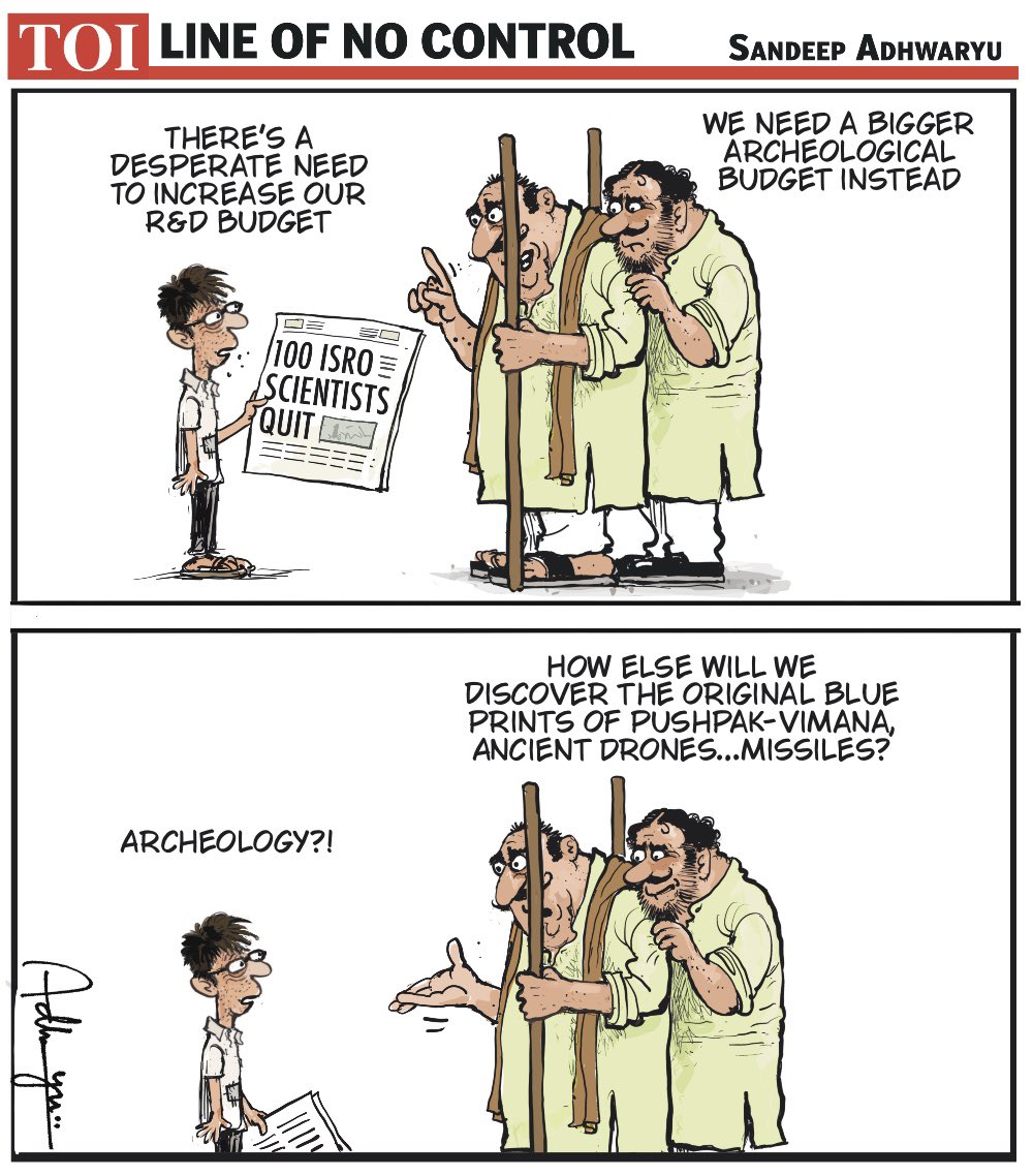 CartoonistSan's tweet photo. #ISRO @timesofindia https://t.co/QThFnul9tV