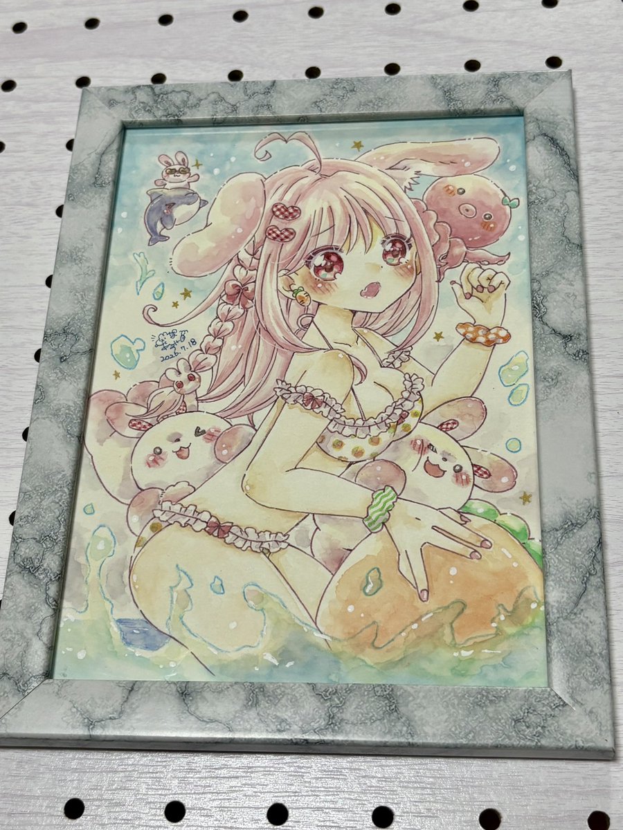 pink_aposuke's tweet photo. 無事に作品発送できてます！！
まだスキャン画像処理できてないのでアレですが5点作品送りました！
会期前にまた詳しく告知しますー！
#Splash_うぉ～た～ぱ～てぃ～展2 https://t.co/L80RGMb7Nq