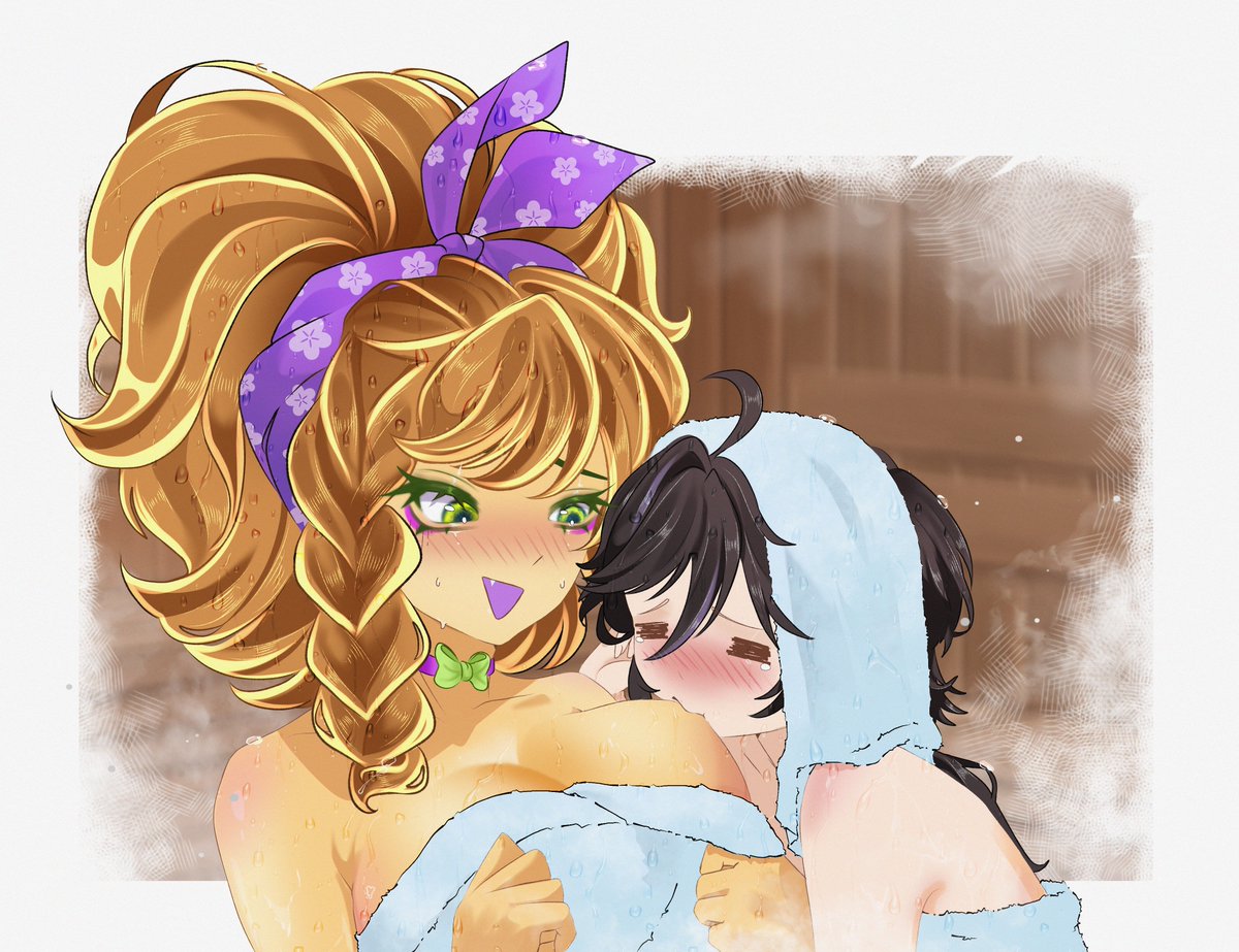 uErinDwight's tweet photo. Such a tasty treat in the sauna~! Nothing beats this~!
With the lovely: @Merli_The_Mimic
🎨: @farcry_O_o
#bardatnight
#lewdtuber
#Merliart https://t.co/cL9fflf6Rz