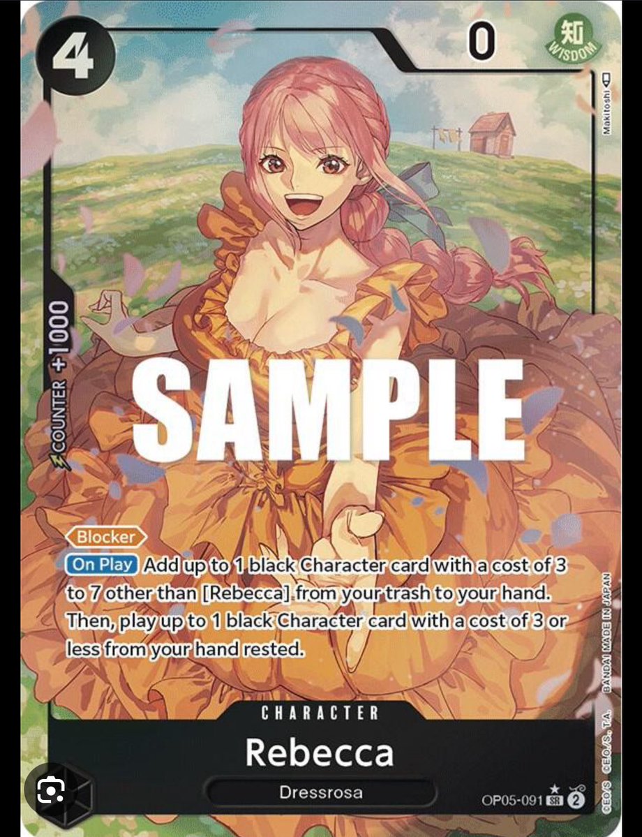 imwayy_'s tweet photo. This might be Lucci 2.0 
Double Blocker vanilla 3 5 and a 8 11 and removes a 8 cost 
Alt Hinas are Still under $10 and never rotates
https://t.co/2U4mGeMVPJ

#onepiecetcg #optcg #onepiece #op17 https://t.co/8K05zsAGhu