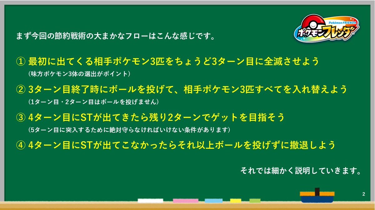 zachochan0622's tweet photo. 素人目線で大変恐縮ですが、私の考えたXT1弾の節約戦術をまとめてみました。

あくまでひとつの参考例としてお考えください。ほかにもっといい方法があれば、情報共有していただけますと幸いです😊

画像は全部で17枚あります。コメント欄に続けて添付しますのでご参照ください。

#ポケモンフレンダ https://t.co/IKvwtMJLUA