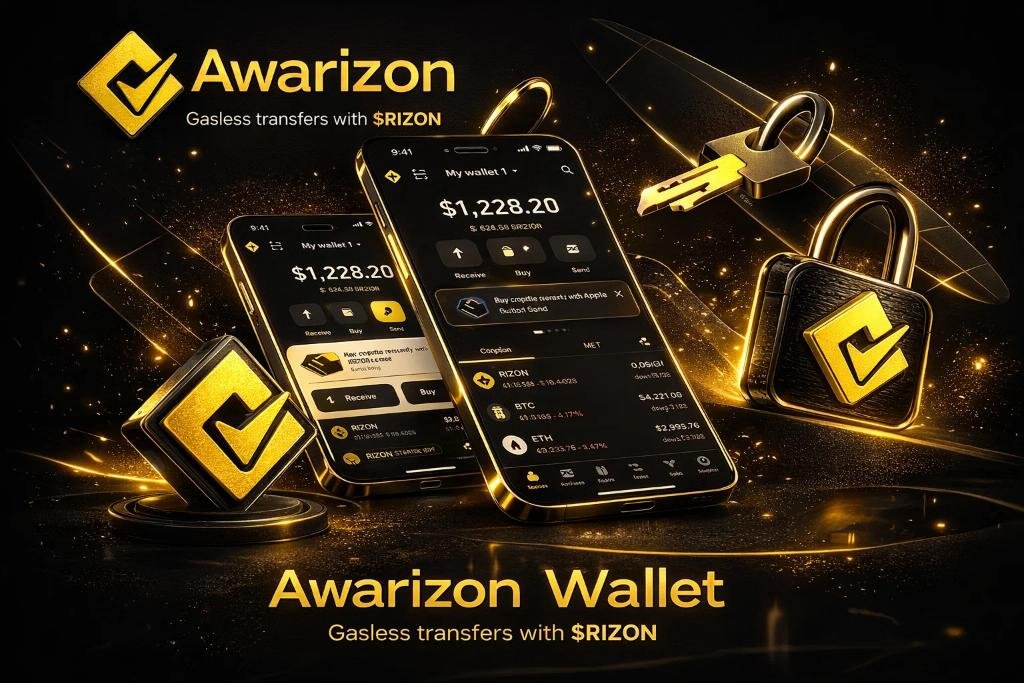 smartmanwork's tweet photo. Experience seamless crypto with the Awarizon Wallet. Enjoy gasless transfers powered by $RIZON, making every transaction faster, simpler, and more efficient. The future of Web3 starts here. 🚀 #Awarizon #RIZON #Web3
#Awarizon https://t.co/mEakoJ2dfb