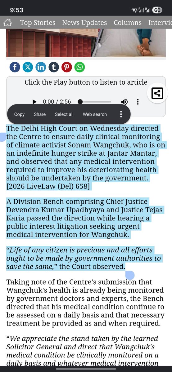 chaitiwari's tweet photo. "Any medical intervention" 
Please understand that protest u/a 19(1) is not absolute. Still needs to follow the restrictions u/a 19(2). https://t.co/XgDo2PzSp5