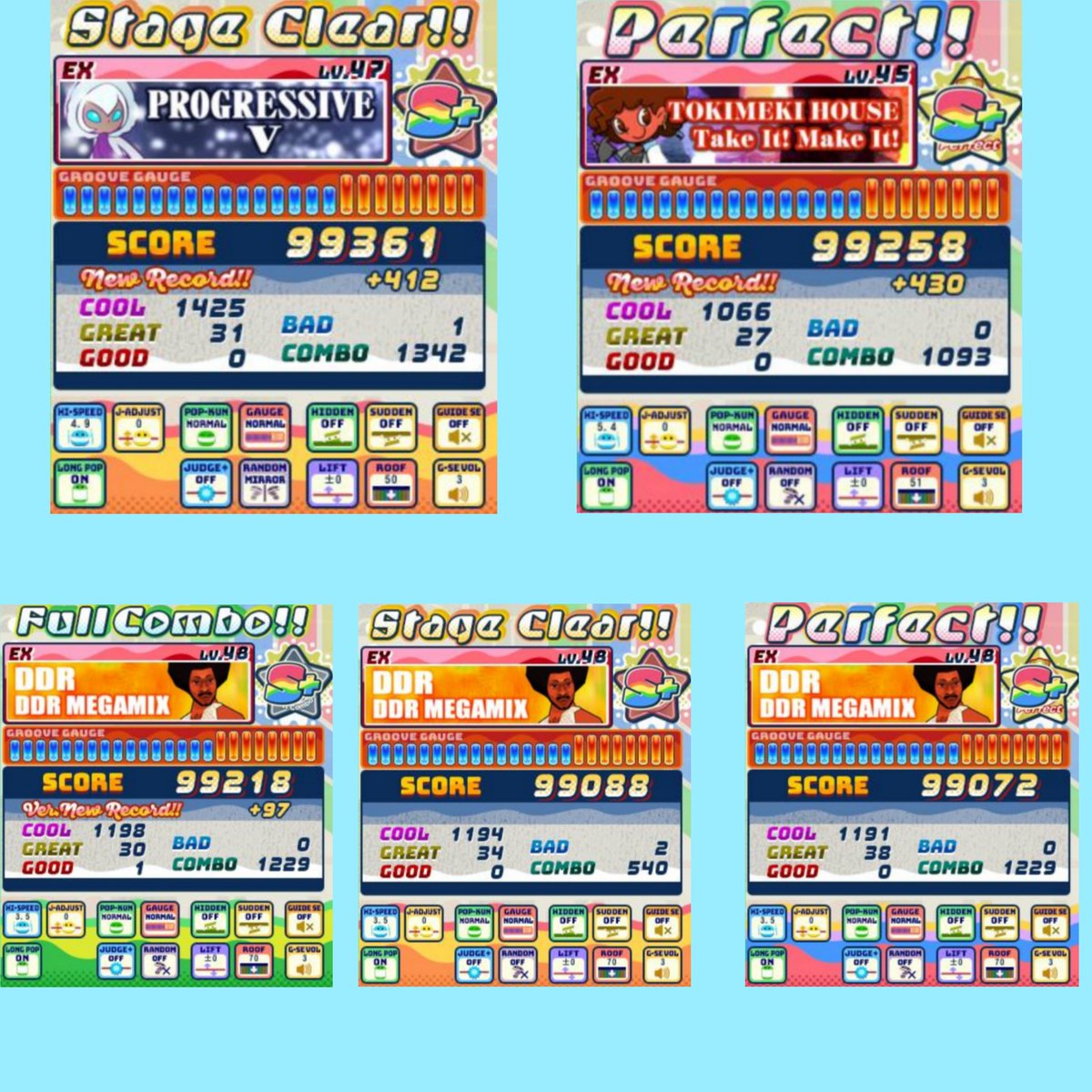hisamur's tweet photo. ぽ。

Ｖ99.3
 伸びたけど空パフェ🥹

スコアタ曲
ゴミ置き場へどうぞ

DDR
4クレやって
99k3回　　パフェ1回
不調🥹 https://t.co/Pxg0Lif1bp