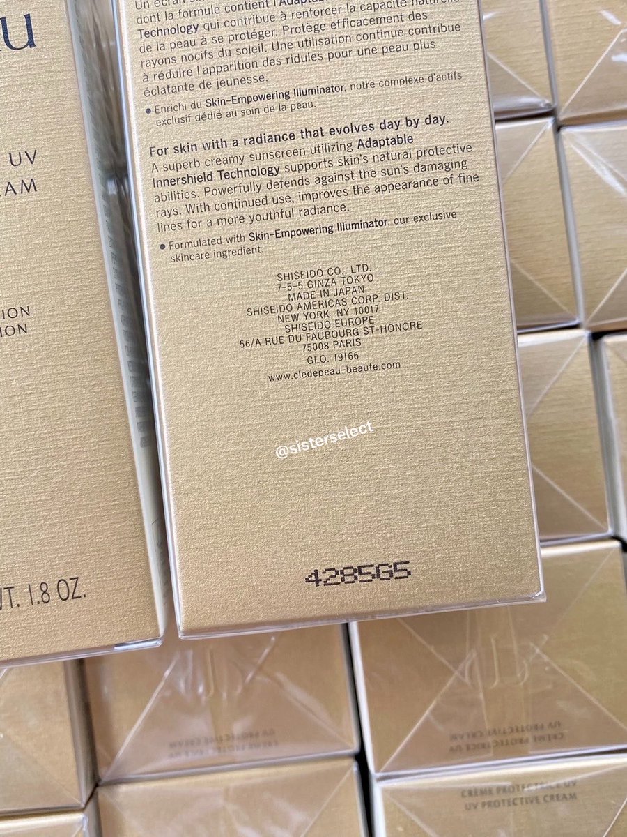 sister_select's tweet photo. 🩷 Cle De Peau Beaute UV Protection Cream SPF50 PA+++ 50ml. 

- ผลิตภัณฑ์ป้องกันแสงแดดที่มีว���ทยาการ Adaptable Innershield Technology ช่วยเสริมความสามารถของการปกป้องตัวเองตามธรรมชาติของผิว

price : 2,690 from 4,500 baht♥️
#ส่งต่อสกินเเคร์ #ส่งต่อเครื่องสำอาง
#ส่งต่อcledepeau https://t.co/crY0jJQR6y