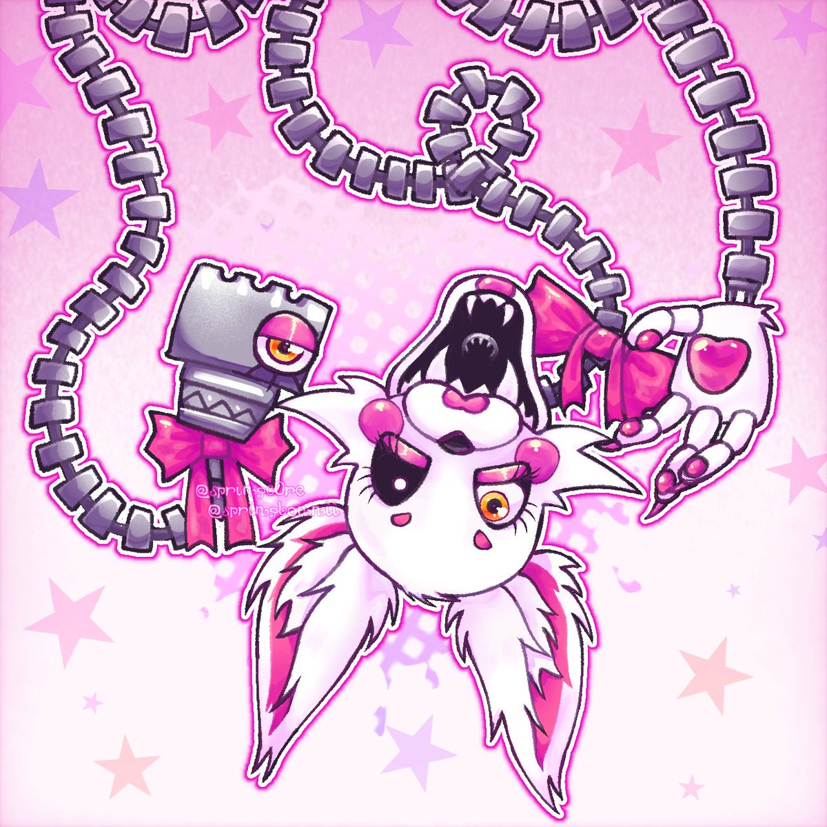 springc0re's tweet photo. mangl e 

#fnaf https://t.co/qRTRJ60Aln