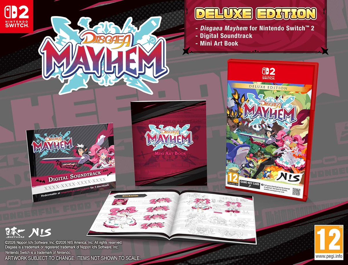 cenograj's tweet photo. Disgaea Mayhem Deluxe Edition na Switcha 2 w preorderze za 69,99 zł w polskim Amazonie. Wygląda na możliwy błąd cenowy.

Link w komentarzu 👇

#Disgaea #NintendoSwitch2 #AmazonPL https://t.co/IOp14wOIY1