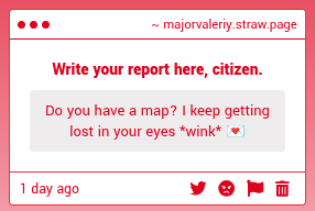 ValeriyOfficial's tweet photo. 1 .) flattery won't earn you any special treatment... though it was amusing.
2 .) ...for me? thank you. i'll make sure they're well cared for.

https://t.co/5vF8wOg2lG https://t.co/wjy4f0DzrZ