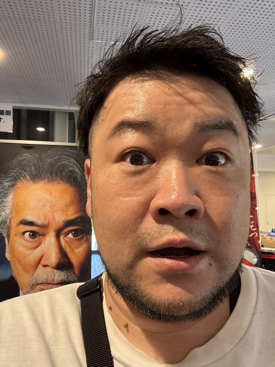 hadouray's tweet photo. 今年も稲川淳二さん https://t.co/sciqaTHEs7