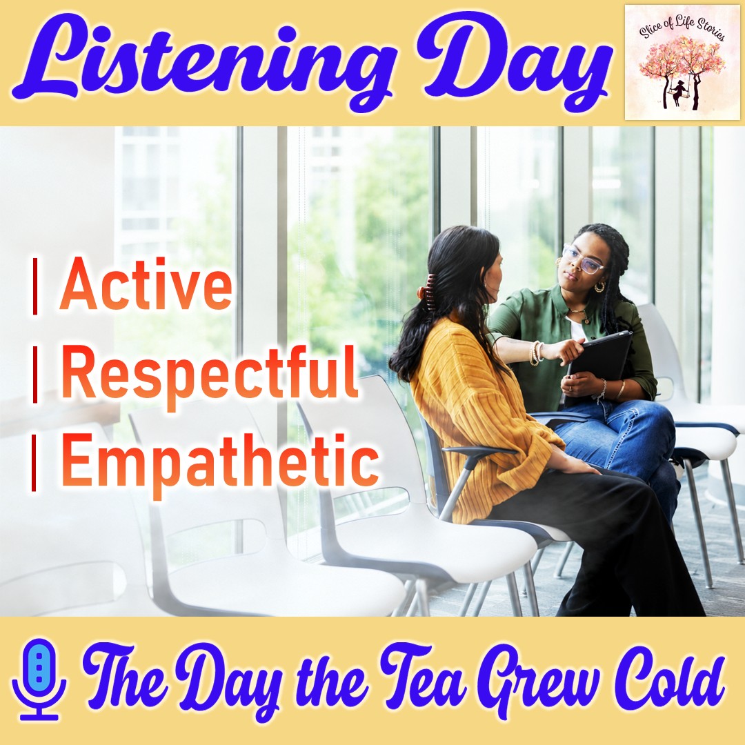 sliceoflife466's tweet photo. Listening Day with 🎙 The Day the Tea Grew Cold
▶ https://t.co/fCcW4hONPw
#tea #ordinaryday #day #happylife #girl #life #dark #past #herself #experience #personally #podcast #listeningday #listenmore #deeplistening #activelistening #listenandlearn #heartheworld #socialgood https://t.co/Y4ySTjkTuK