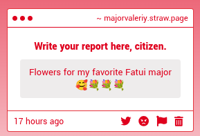 ValeriyOfficial's tweet photo. 1 .) flattery won't earn you any special treatment... though it was amusing.
2 .) ...for me? thank you. i'll make sure they're well cared for.

https://t.co/5vF8wOg2lG https://t.co/wjy4f0DzrZ