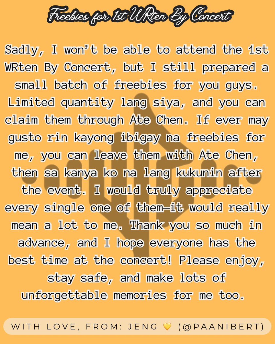 paanibert's tweet photo. 𝐅𝐫𝐞𝐞𝐛𝐢𝐞𝐬 𝐟𝐨𝐫 1𝐬𝐭 𝐖𝐑𝐭𝐞𝐧 𝐛𝐲 𝐖𝐈𝐋𝐁𝐄𝐑𝐓 𝐑𝐎𝐒𝐒 ! ᥫ᭡ 

♡₊˚ limited qty (1:1 only) ! 💕
♡₊˚  like, rt &amp; follow are appreciated ! 💕

~ please read the 2nd picture, thanks !🫰🏻
~ this will be handed out by ate @iyakniarkin :)

with love, from @paanibert https://t.co/hOAaF9UXkT