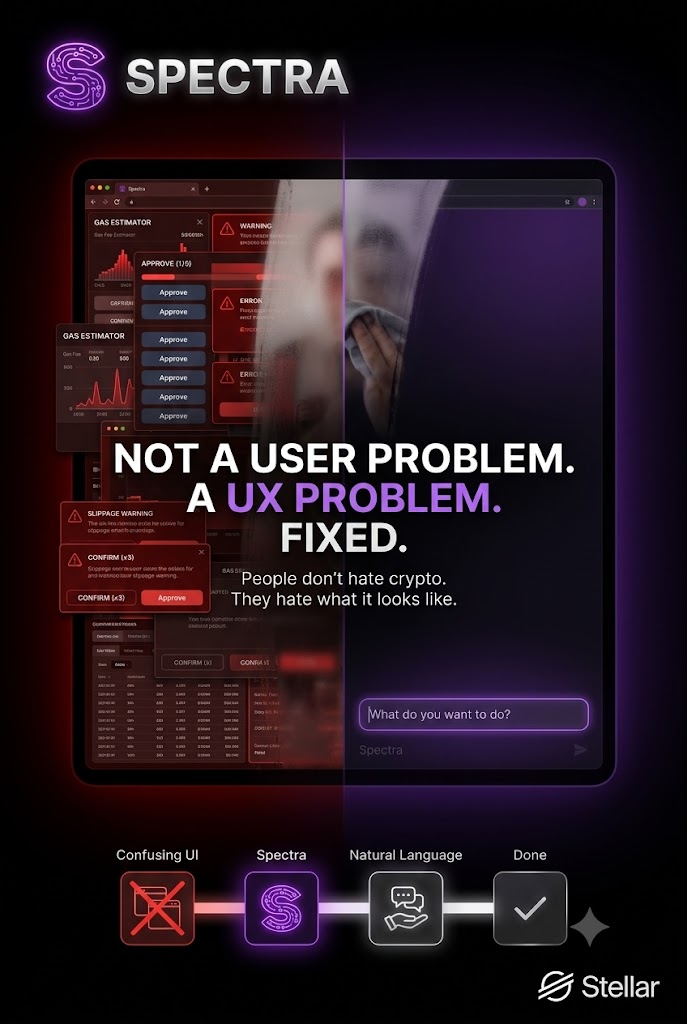 spectra_falcons's tweet photo. Web3 doesn't have a user problem.
It has a UX problem.
People don't hate crypto.
They hate confusing interfaces.
We're fixing that.
@BuildOnStellar @riseinweb3 @IND_stellar @StellarOrg @fair_communityy
#StellarBuildStation #StellarBuildStationPune #BuildOnStellar #RiseIn https://t.co/jrLqype7zy