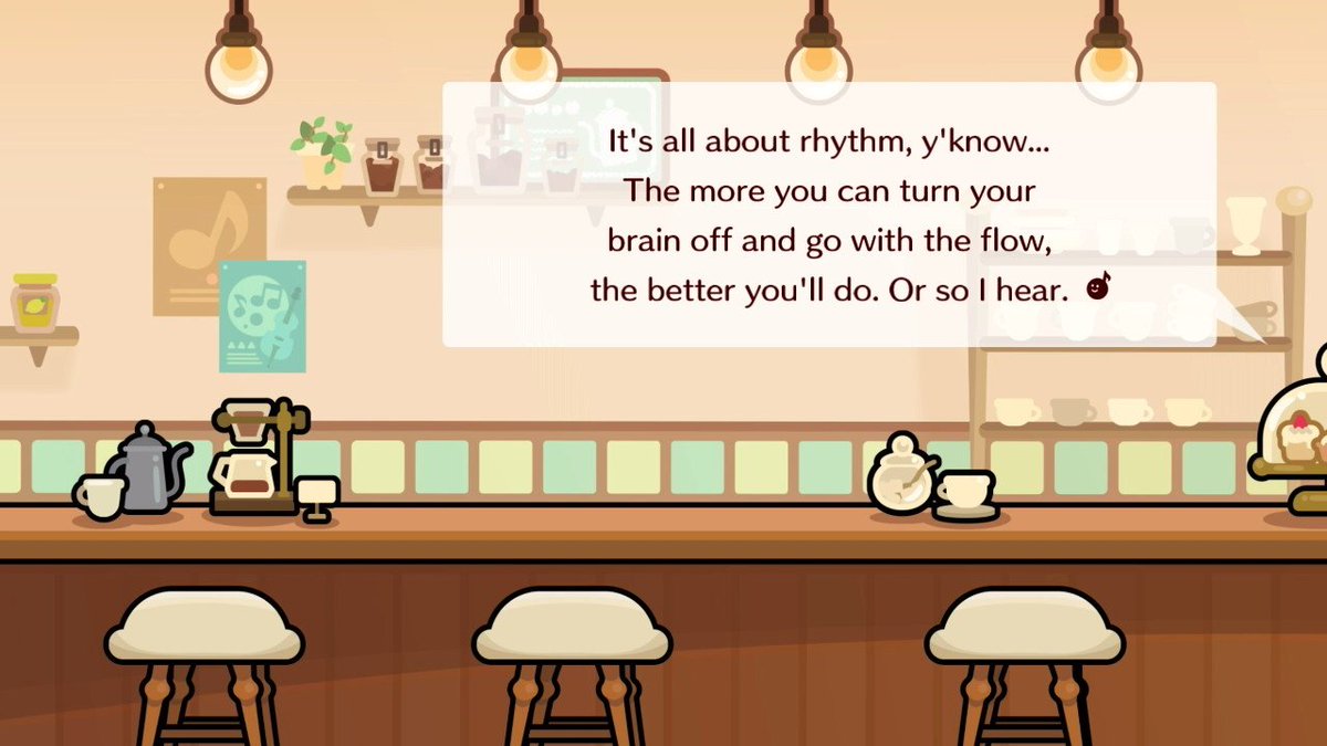 KinglyRed's tweet photo. Been playing the new Rhythm Heaven, and this line from the café got me thinking about how rhythm games are great ways to get better at ADR https://t.co/tX47OE6Fps