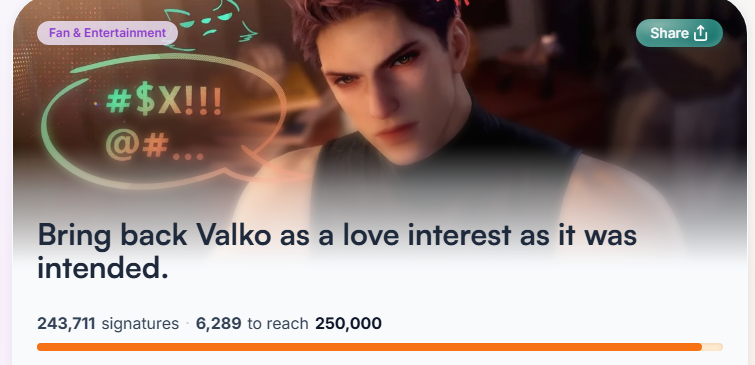 CLAIRVAUXVT's tweet photo. OH !! OH!! 
🚨🚨WOLF SISTERS!🚨🚨
WE'RE SO UNBELIEVABLY 
CLOSE TO THE GOAL!
👇GO SIGN THE PETITION!!👇
https://t.co/ocB8jgU8df

(𝐕𝐄𝐑𝐈𝐅𝐘 𝐘𝐎𝐔𝐑 𝐄𝐌𝐀𝐈𝐋 𝐀𝐅𝐓𝐄𝐑 𝐘𝐎𝐔 𝐒𝐈𝐆𝐍 𝐈𝐓)
#VALKOISVALUABLE
#VALKOBELONGS 
#BringValkoBack
#WeLoveValko 
#Valkoisloved https://t.co/LTD4ul7Vel