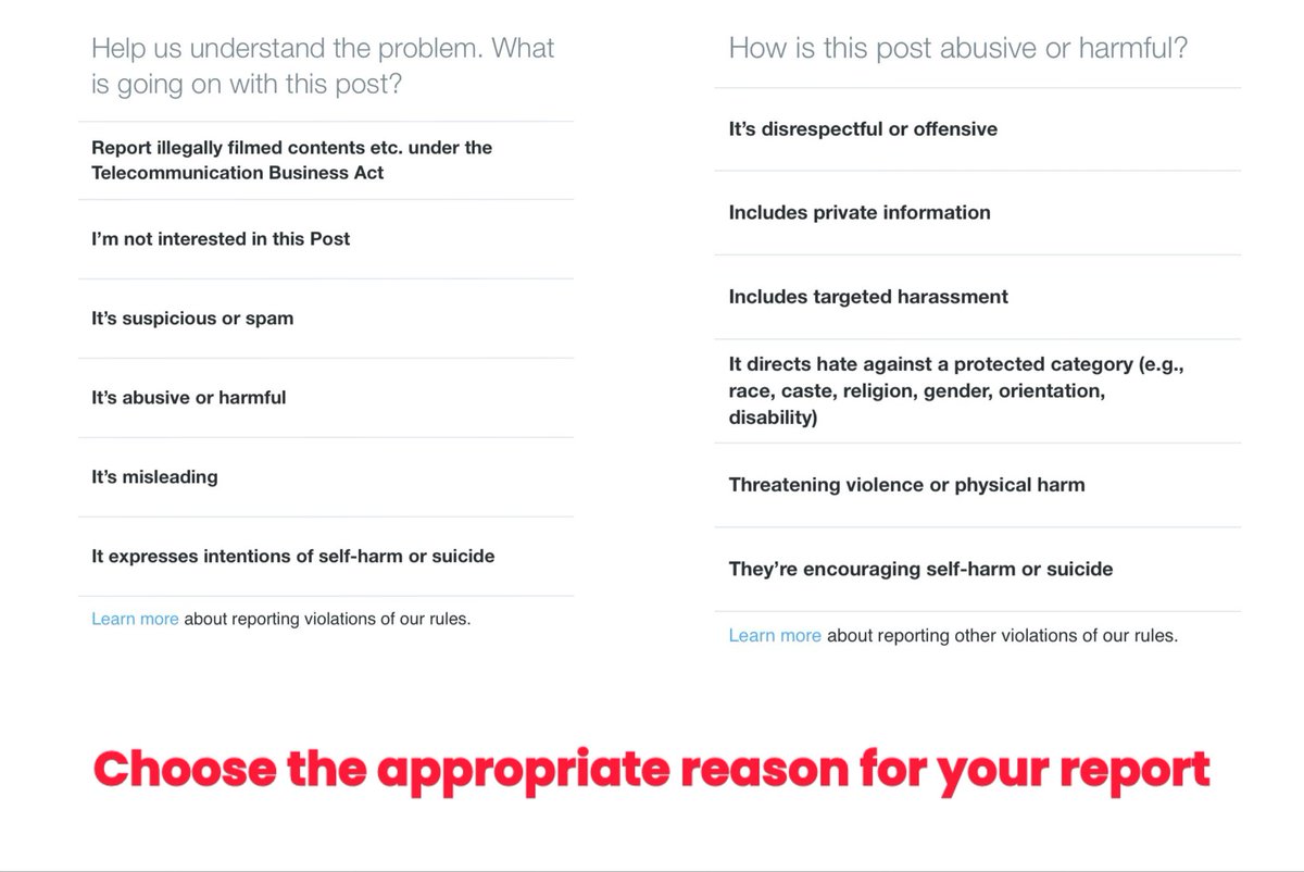 ProtectH2H's tweet photo. HOW TO REPØRT A POST EFFECTIVELY SO THAT IT IS EASY TO BE COMMEMORATED BY X‼️

📌 We've moved away from posting hate comments altogether. Only in cases where the content crosses into an extreme level will we take the step of reporting it https://t.co/LjfFboe8Mj