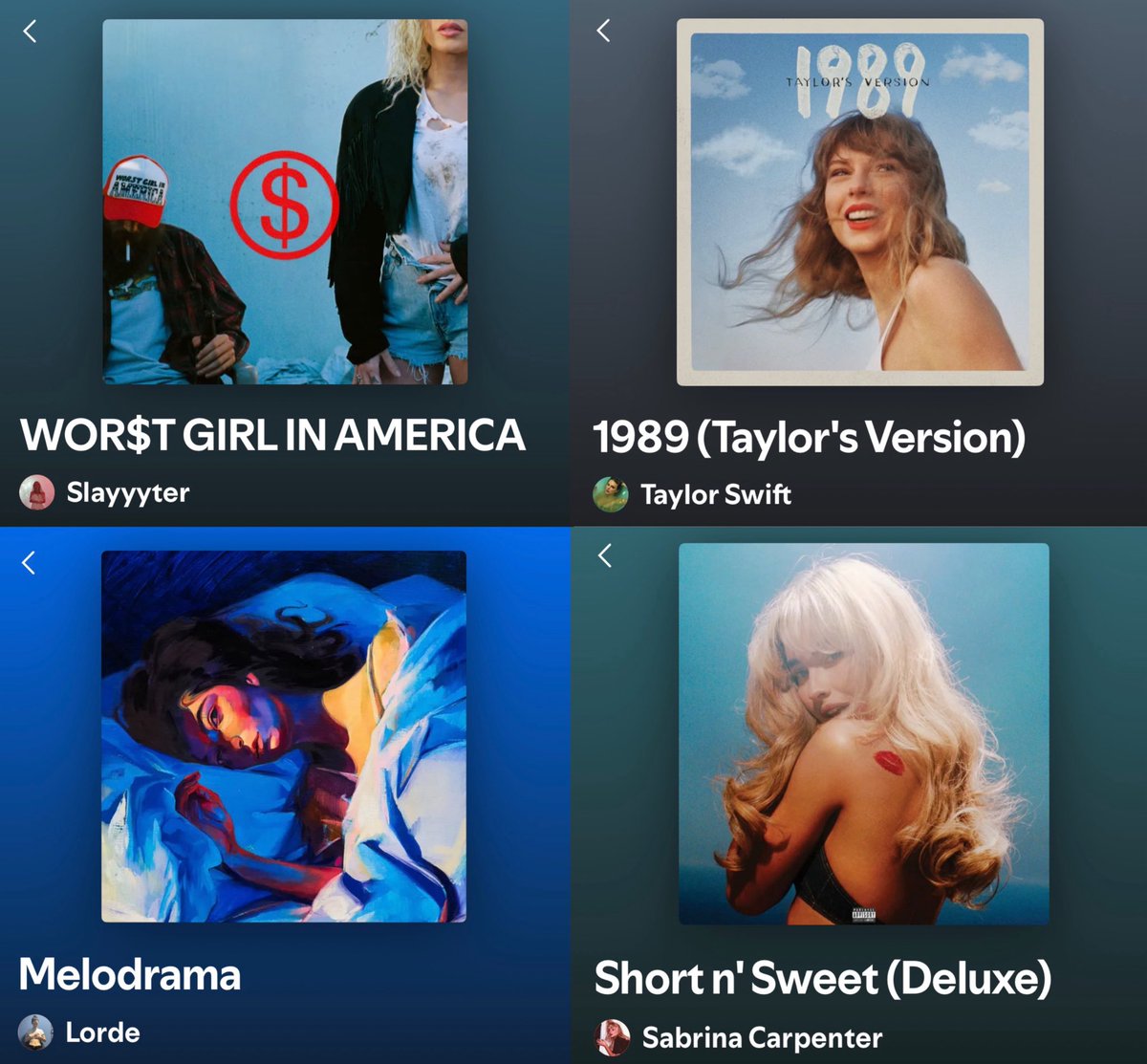 thefateofcaden's tweet photo. making your album cover blue automatically makes it an instant classic https://t.co/9Vcfs09K0y