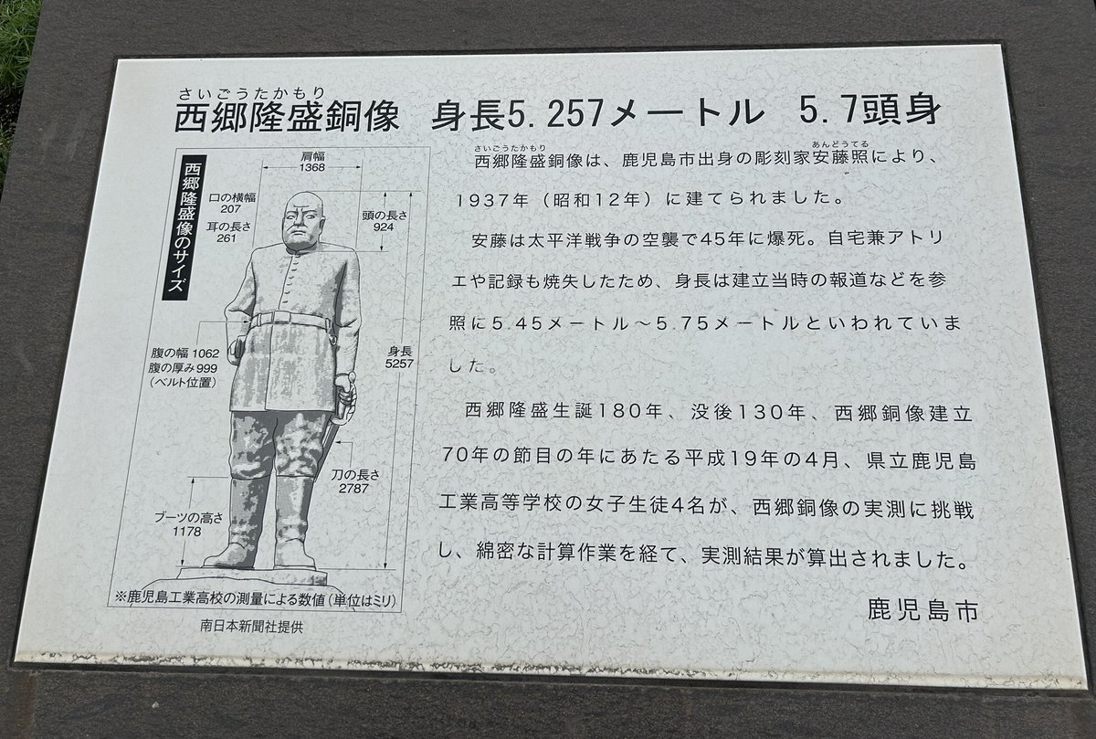 西郷隆盛さんにご挨拶してきました🙏